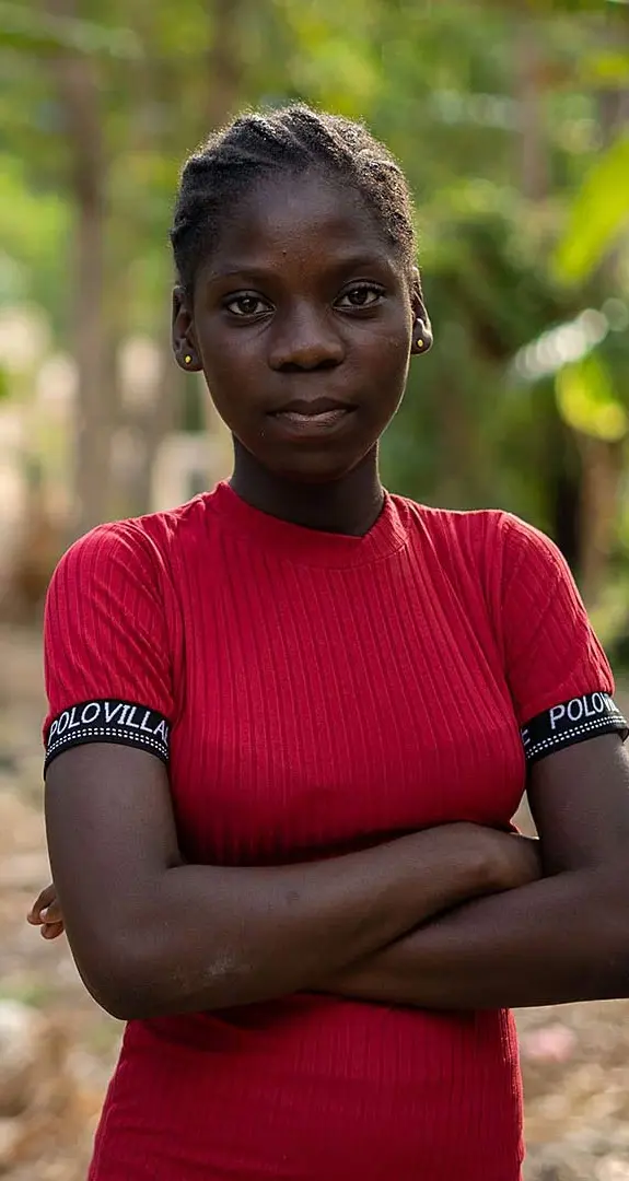 Sofiana, 13, is living through a hunger emergency in Haiti.